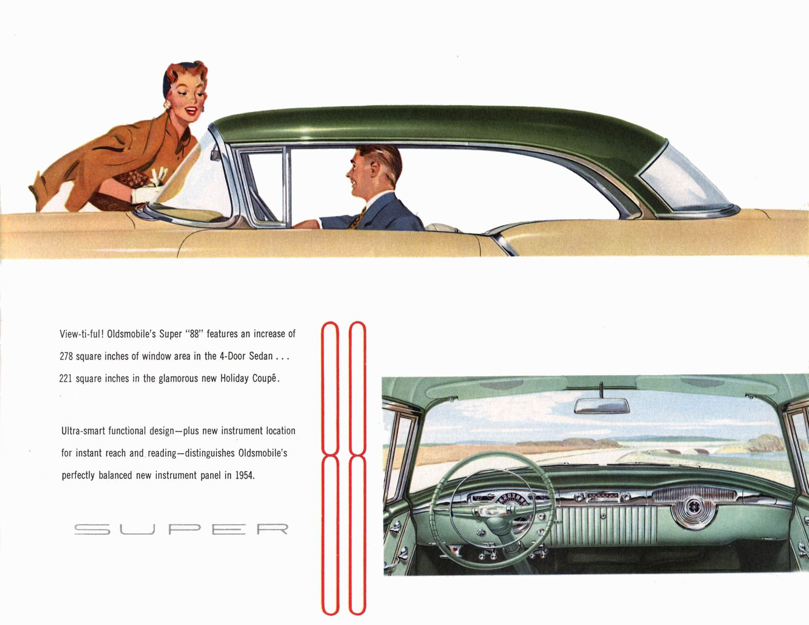 1954 Oldsmobile Motor Cars Brochure Page 26